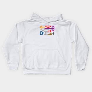 Minimal He-Man Kids Hoodie